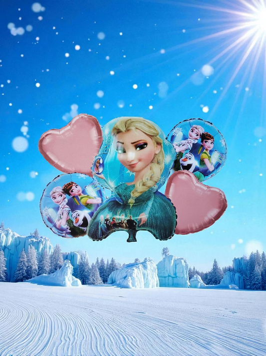 SABAC Frozen Princess Elsa & Friends Foil Balloon Set – Party Decoration Pack