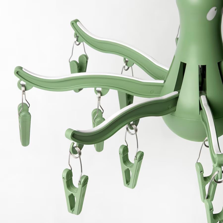 SABAC Hanging Dryer 16 Clothes pegs (Green)
