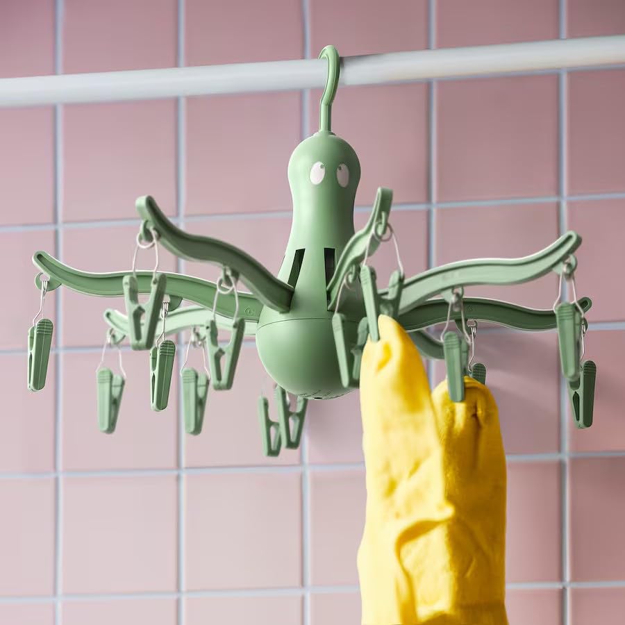 SABAC Hanging Dryer 16 Clothes pegs (Green)